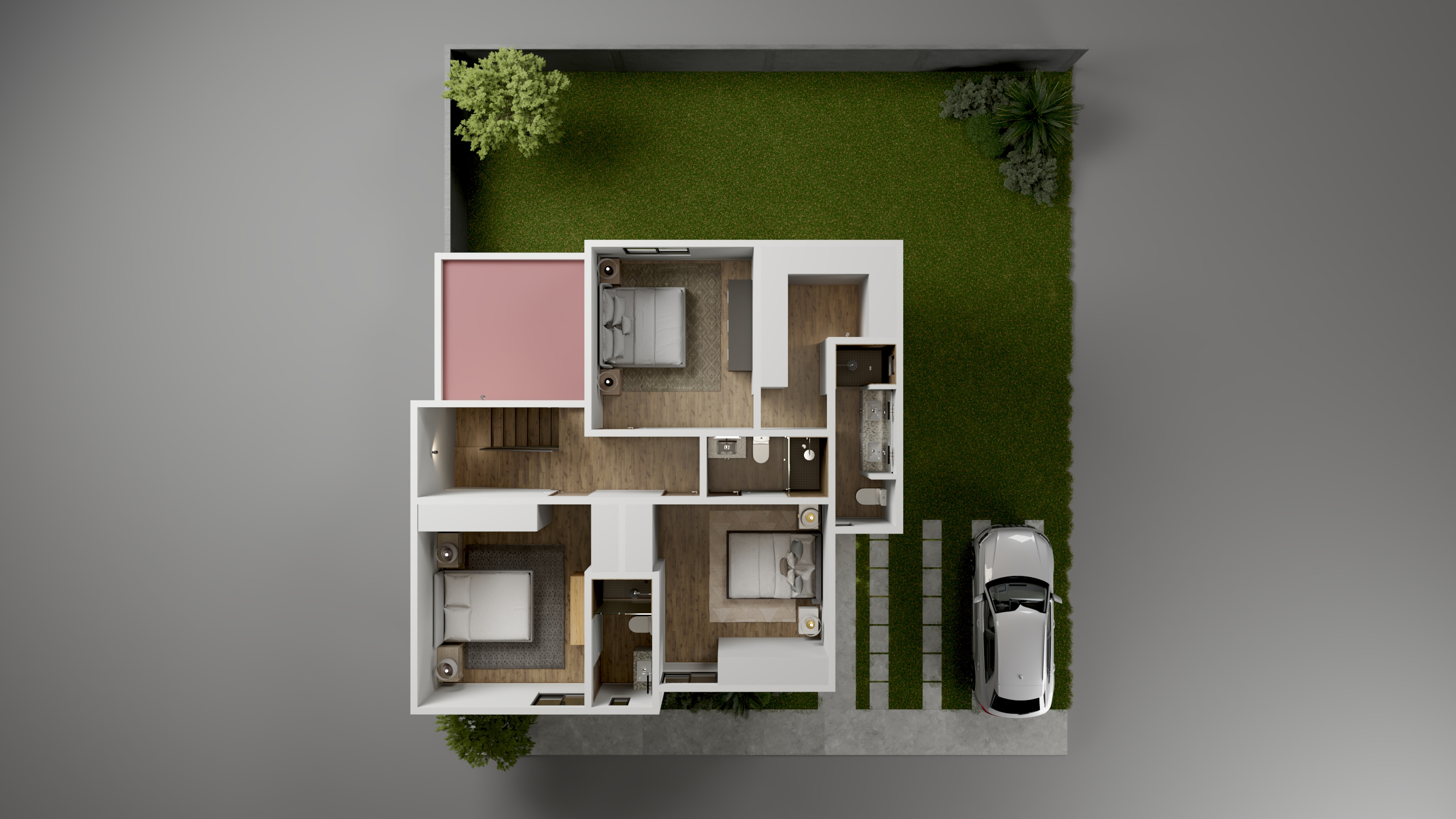 Planta tipo Azanza — Planta alta